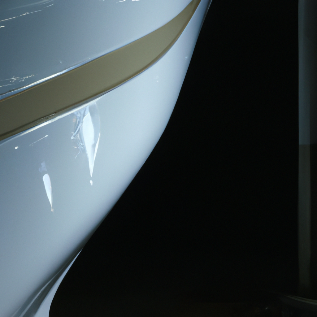 Dettaglio gelcoat restaurato con finitura a specchio a Portofino.